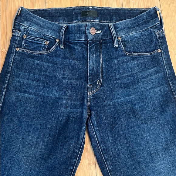 MOTHER The Looker Denim Jeans in Here Kitty Kitty Wash size Women’s 26 - Picture 7 of 12